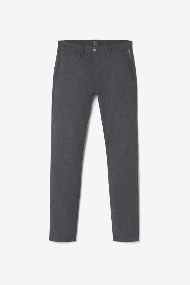 Pantalon Somma à carreaux anthracite