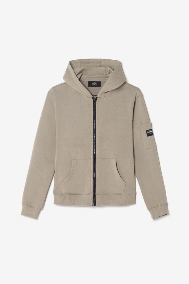 Veste zippée Hodybo gris beige