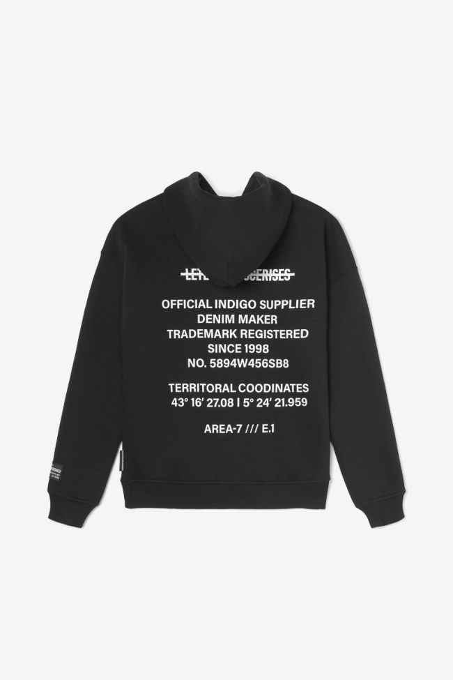 Sweat à capuche Tanbo noir