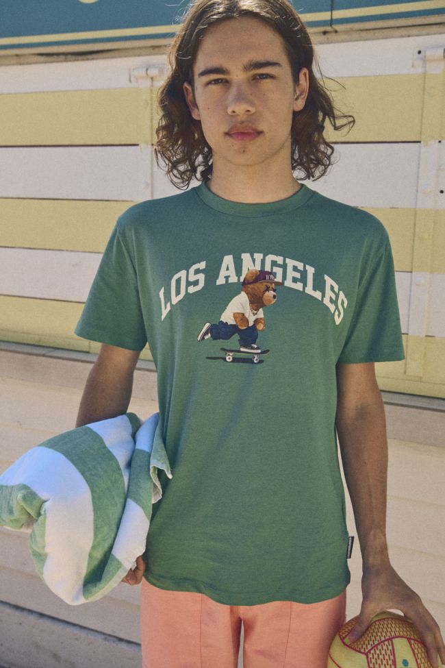 T-shirt Coznerbo vert imprimé