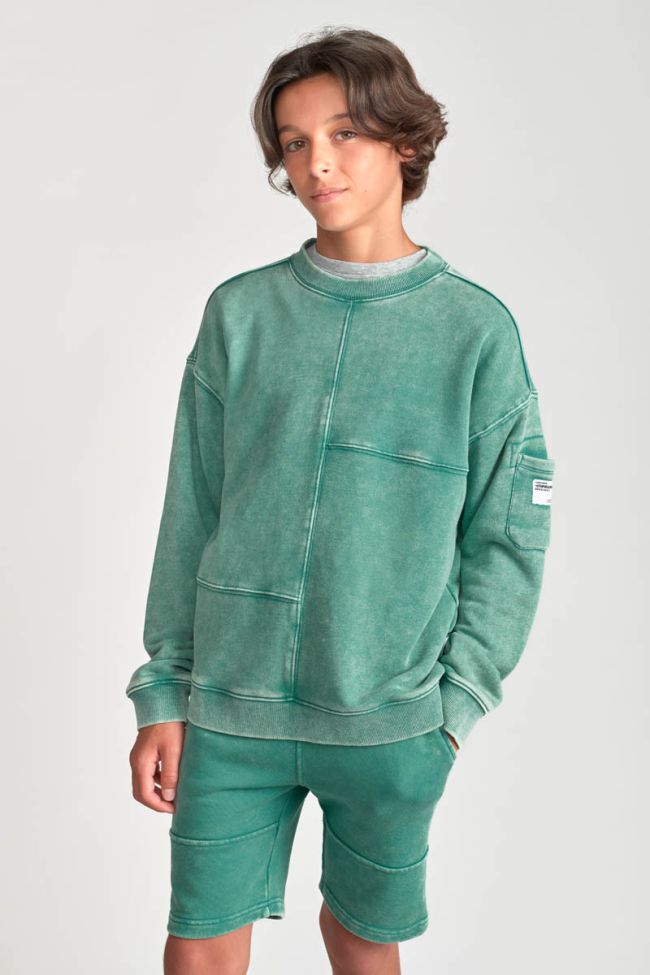 Sweat Jonbo vert délavé