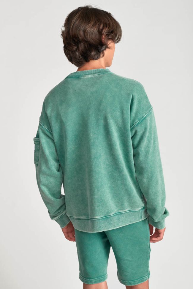 Sweat Jonbo vert délavé