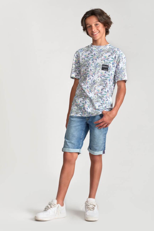 Bermuda Jogg Loc bleu clair délavé