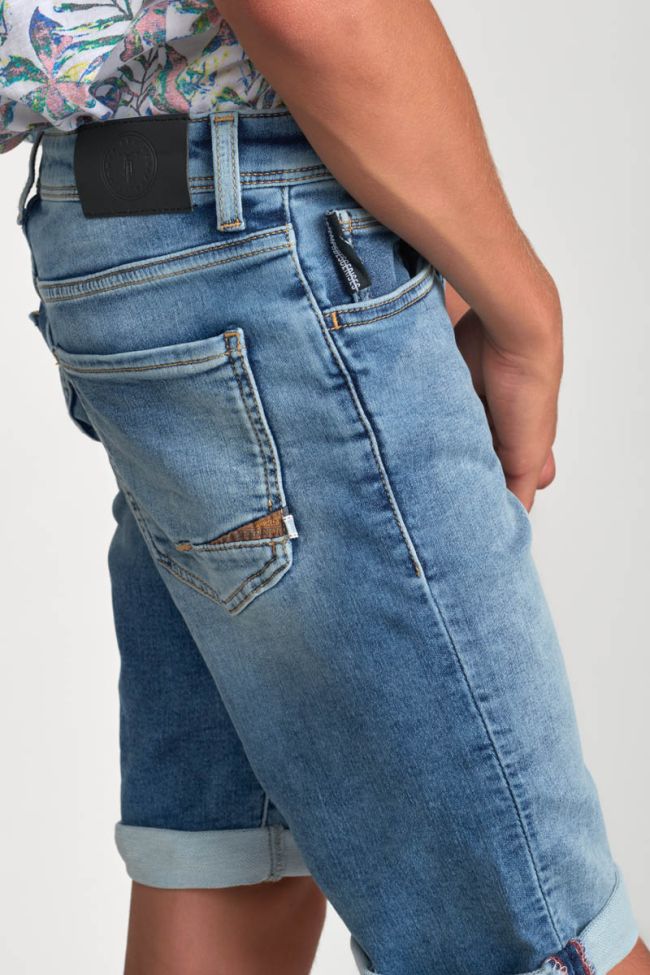 Bermuda Jogg Loc bleu clair délavé