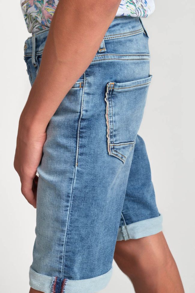 Bermuda Jogg Loc bleu clair délavé