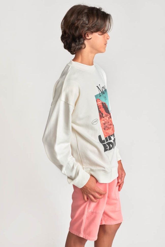 Sweat Maranbo crème imprimé