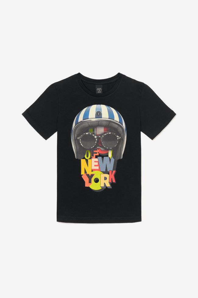 T-shirt Nicolajbo noir imprimé