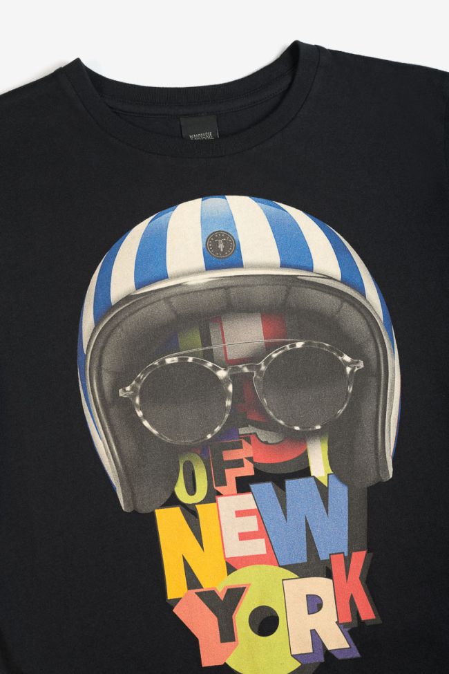 T-shirt Nicolajbo noir imprimé