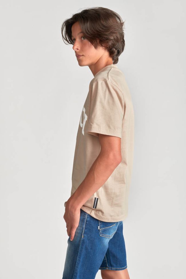 T-shirt Stenleybo beige imprimé