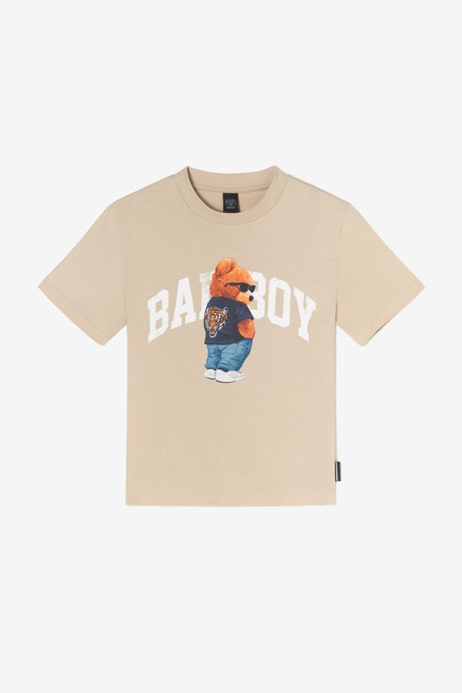 T-shirt Stenleybo beige imprimé