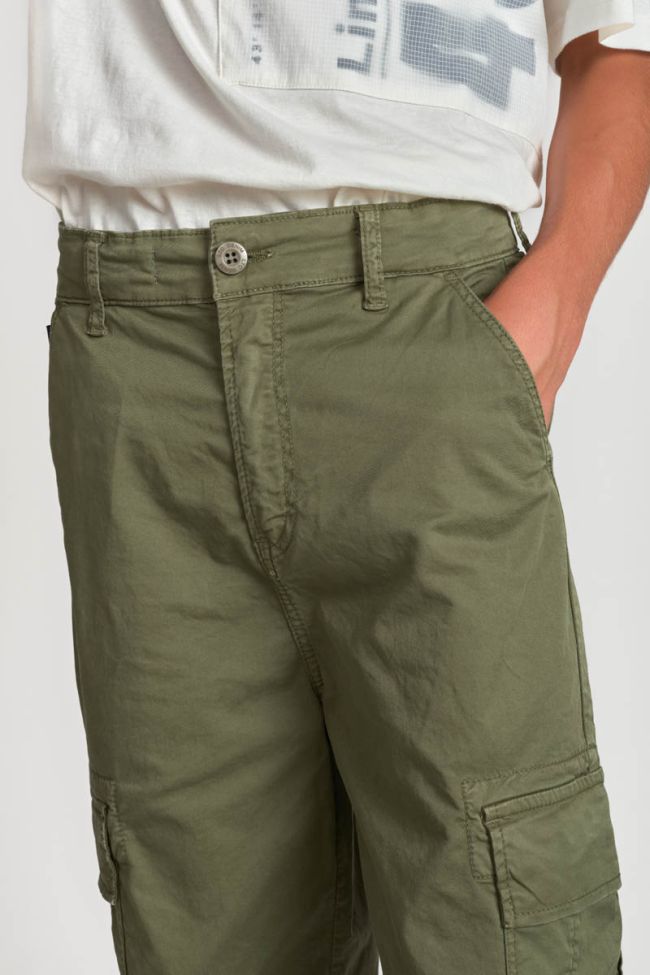 Pantalon Triton cargo kaki