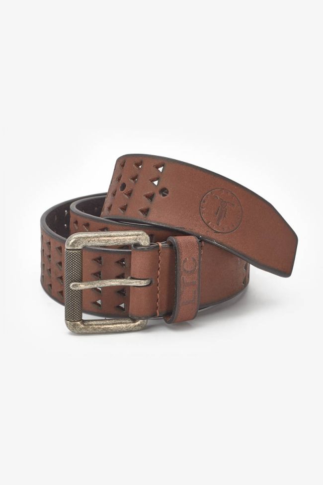 Ceinture Bartal en cuir marron
