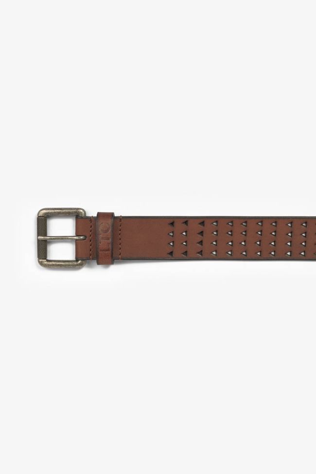 Ceinture Bartal en cuir marron