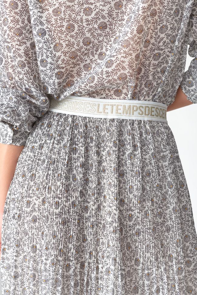 Jupe Absinth à motif fleuri