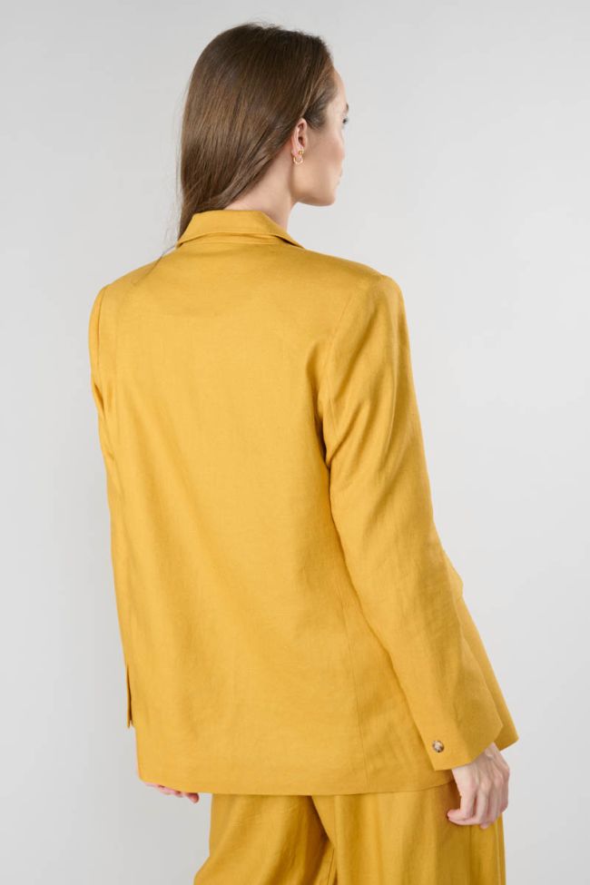 Veste blazer Beky moutarde