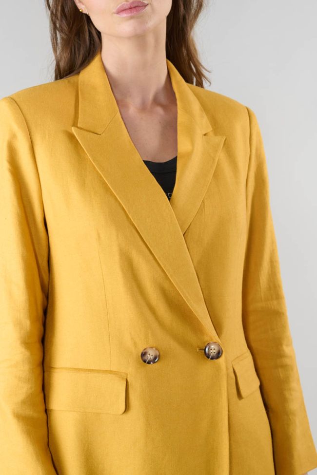 Veste blazer Beky moutarde