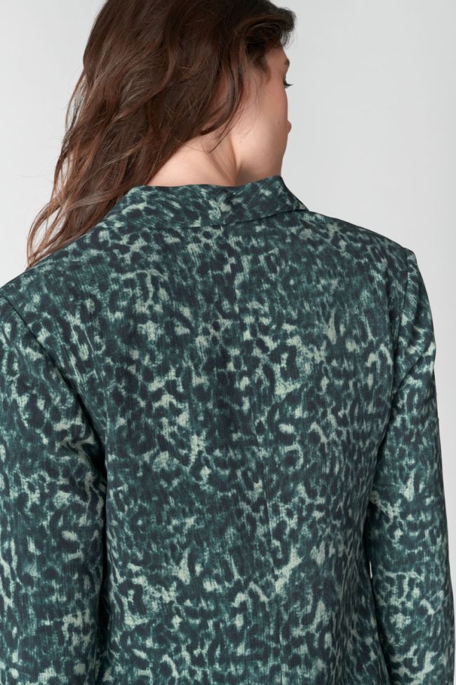 Veste blazer Camote à motif léopard