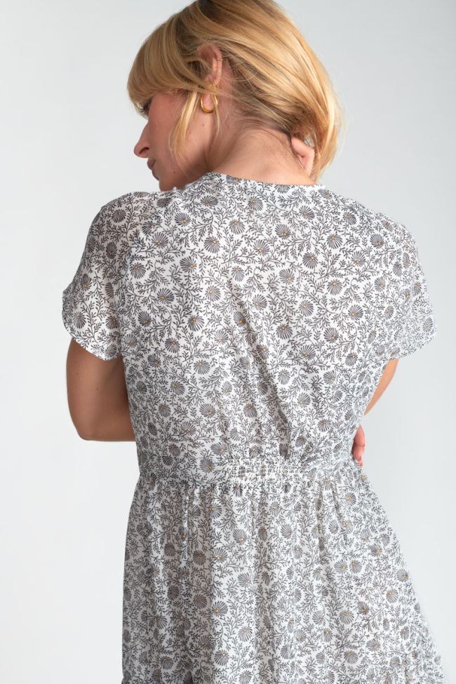 Robe Chardon à motif fleuri