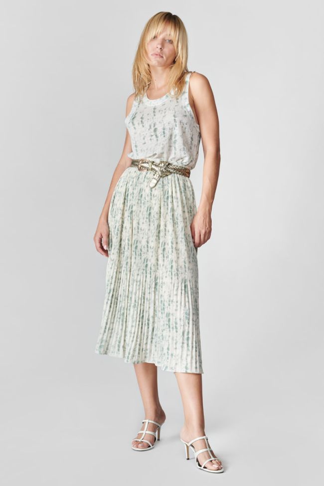 Débardeur Comino en lin à motif tie and dye