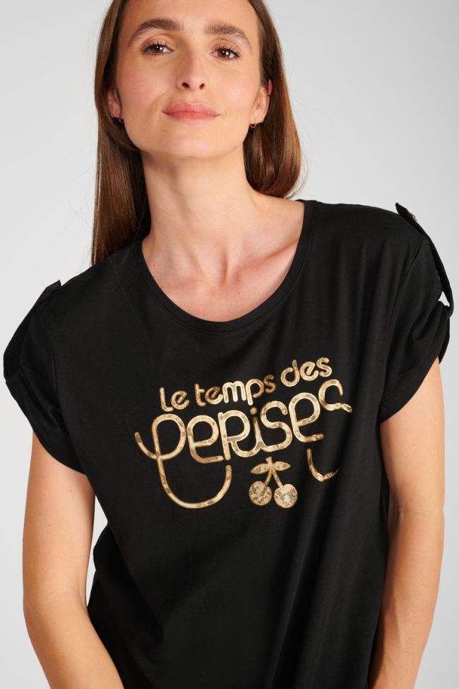 T-shirt Dwight noir imprimé