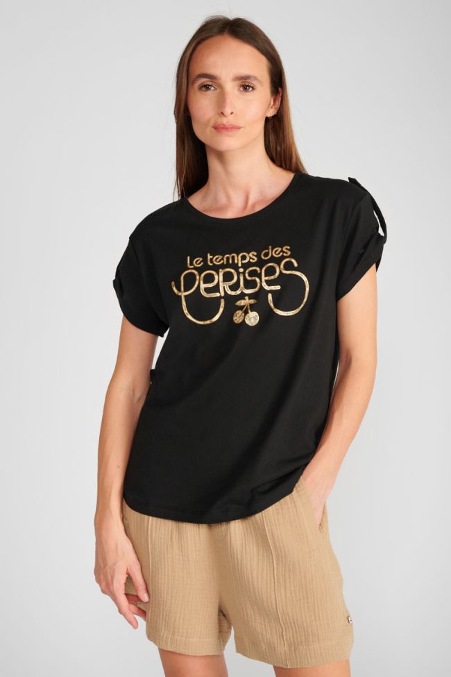 T-shirt Dwight noir imprimé