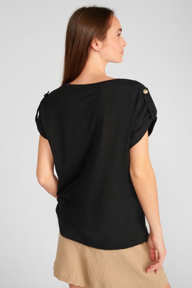 T-shirt Dwight noir imprimé