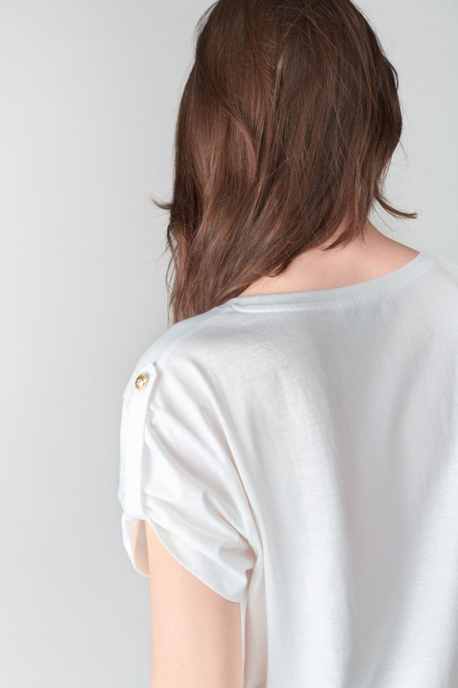 T-shirt Dwight blanc imprimé