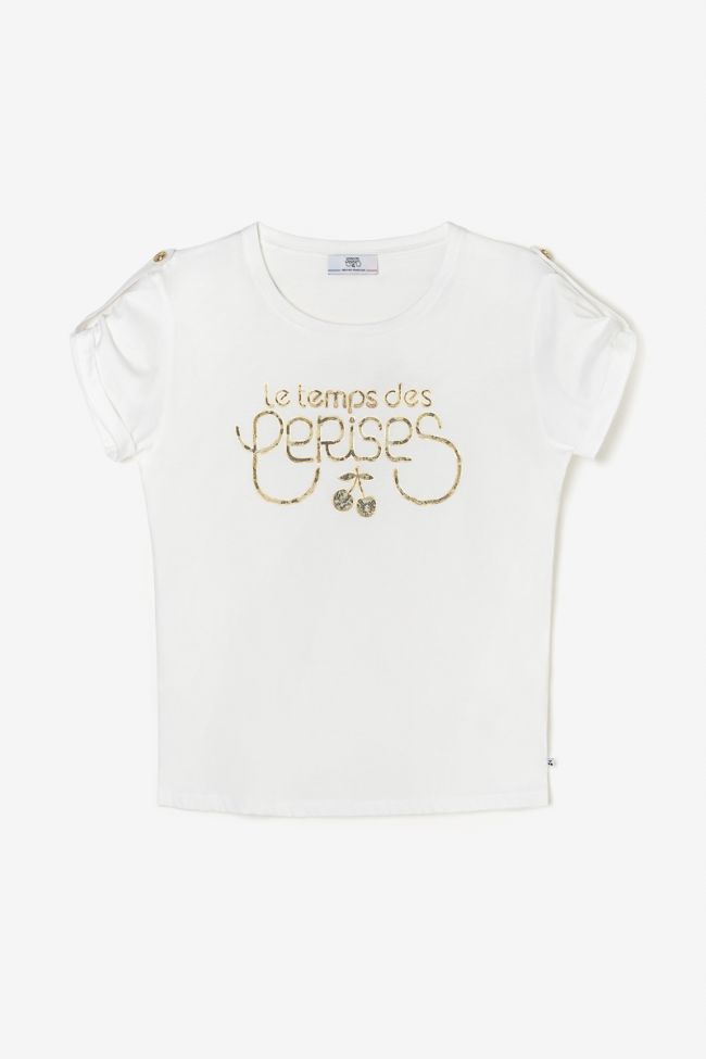 T-shirt Dwight blanc imprimé