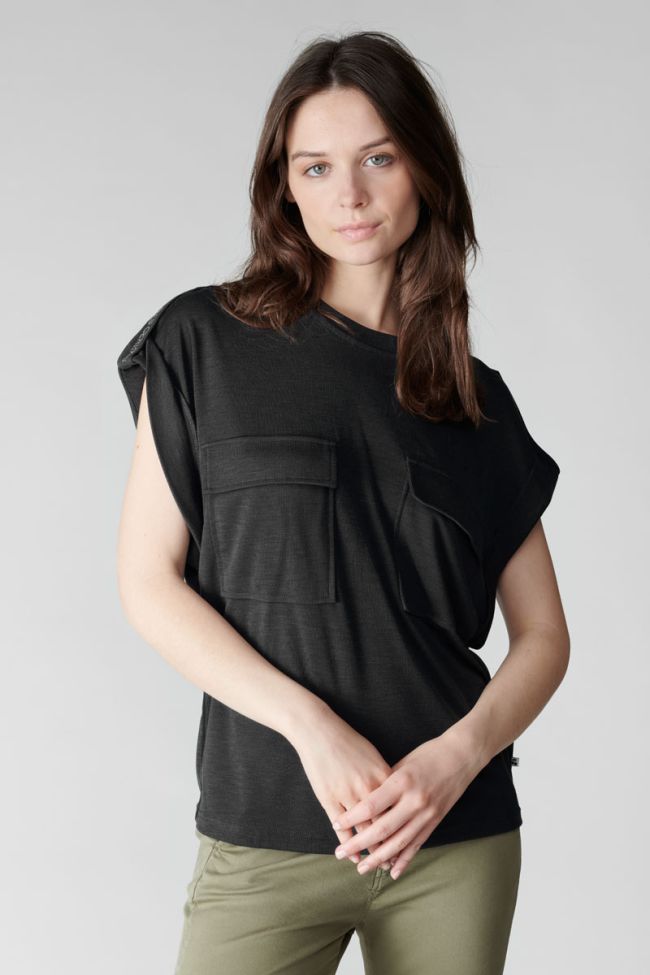 T-shirt Freesia noir