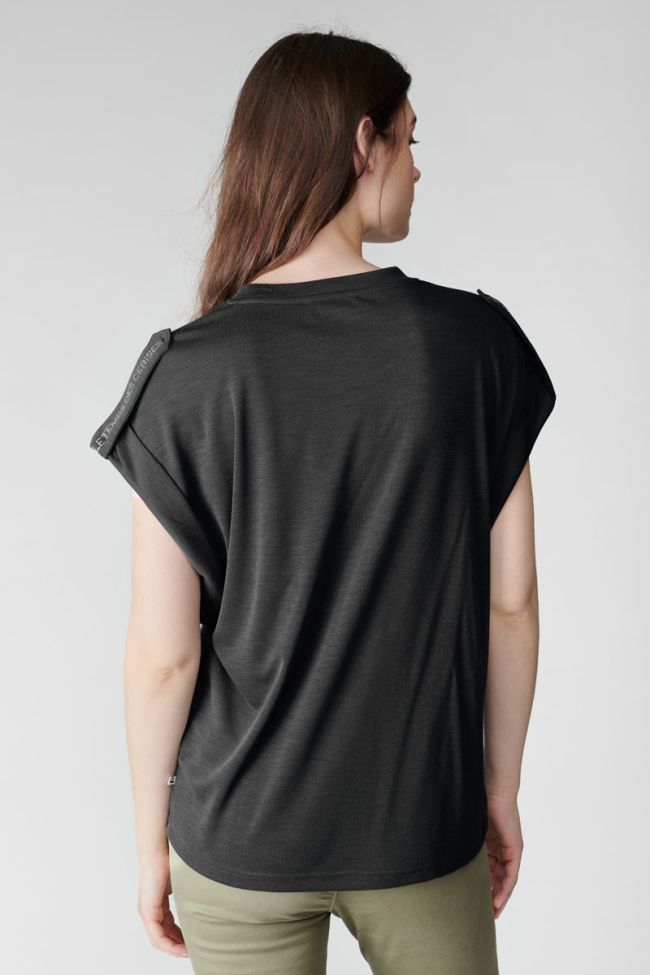 T-shirt Freesia noir