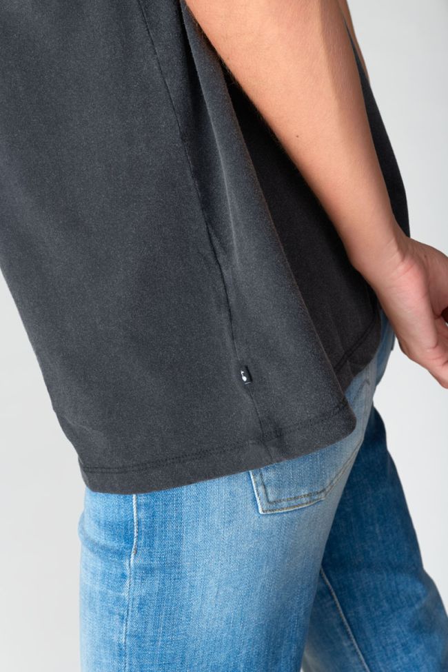 T-shirt Joel noir délavé