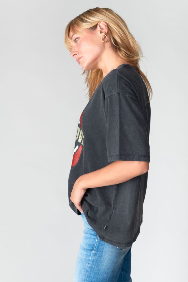 T-shirt Joel noir délavé