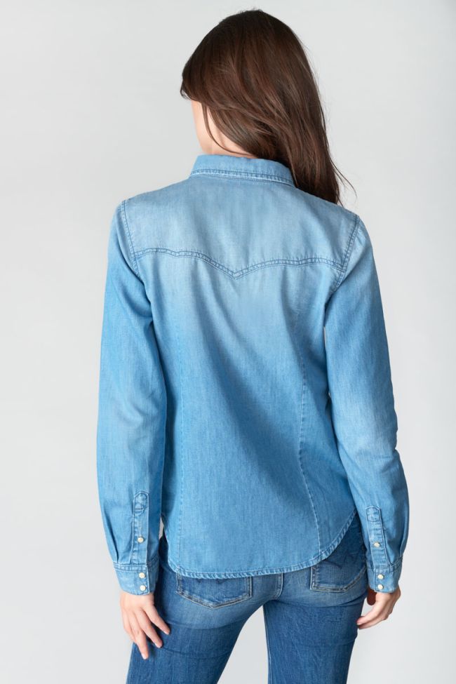 Chemise en jeans Juanita bleu délavé