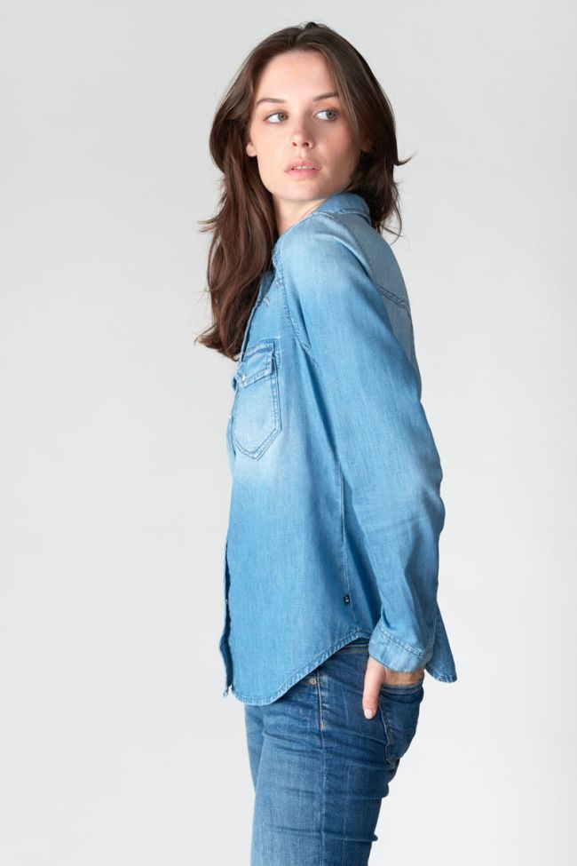 Chemise en jeans Juanita bleu délavé