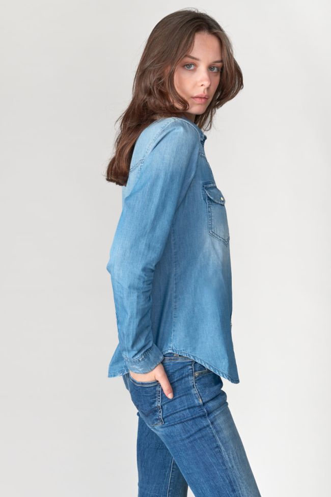 Chemise en jeans Juanita bleu délavé