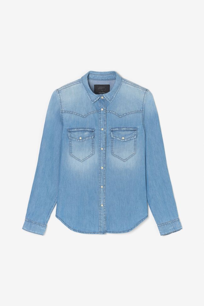 Chemise en jeans Juanita bleu délavé