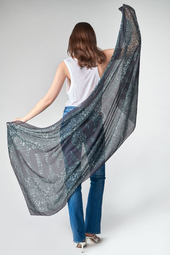 Foulard Knipho à motif léopard