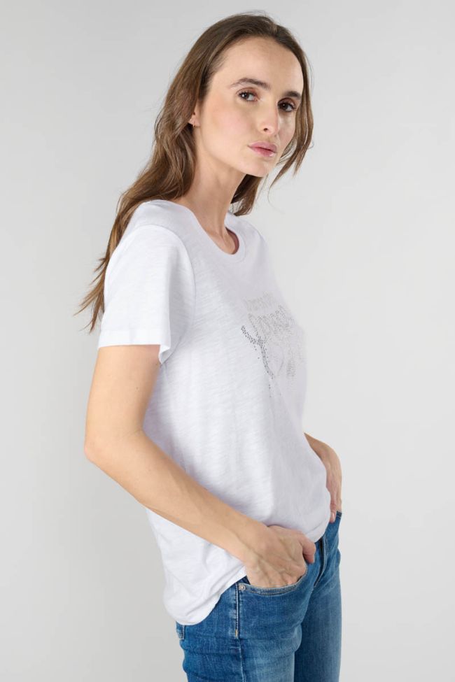 T-shirt Marty blanc imprimé