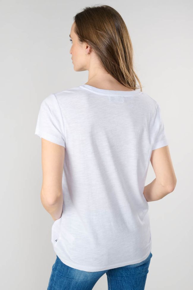 T-shirt Marty blanc imprimé