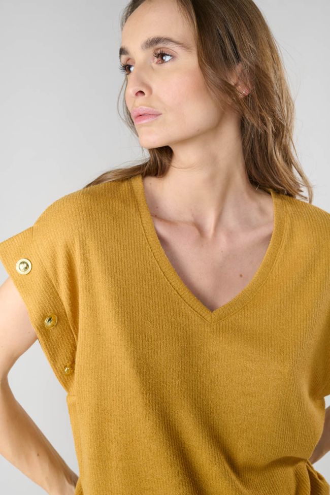 T-shirt Narciss moutarde