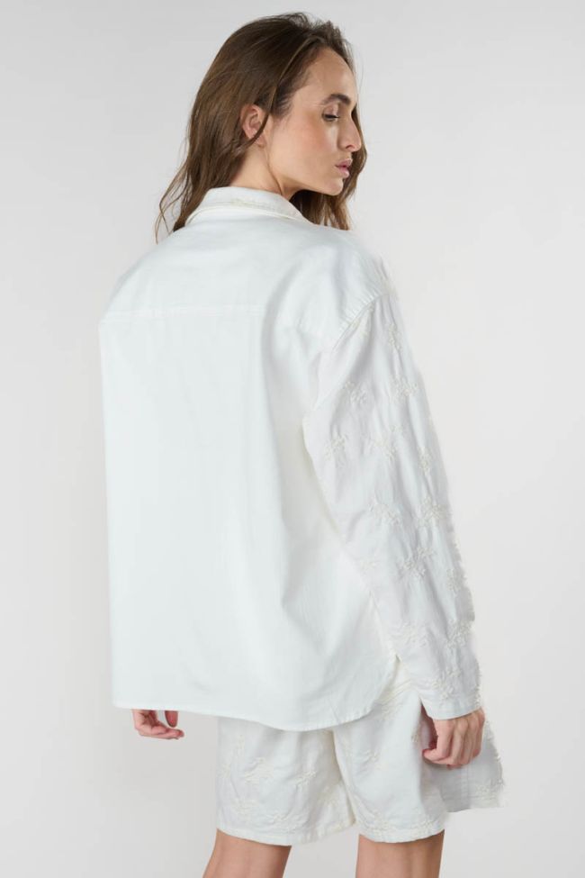 Veste brodée Physost blanche
