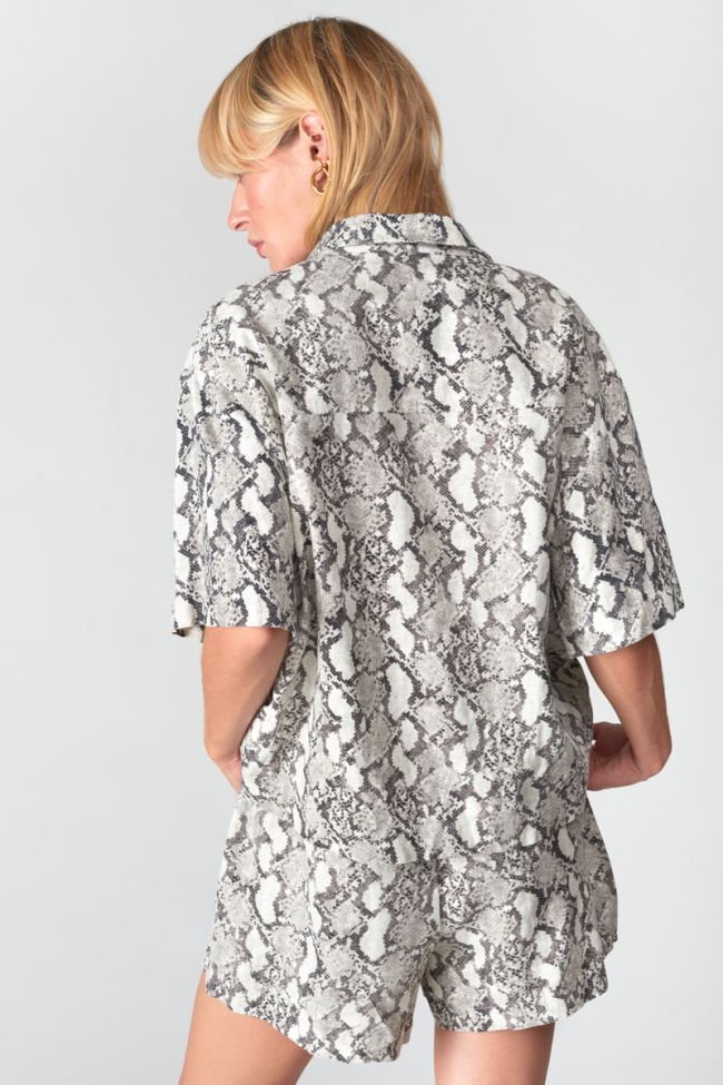 Chemise Renon à motif python