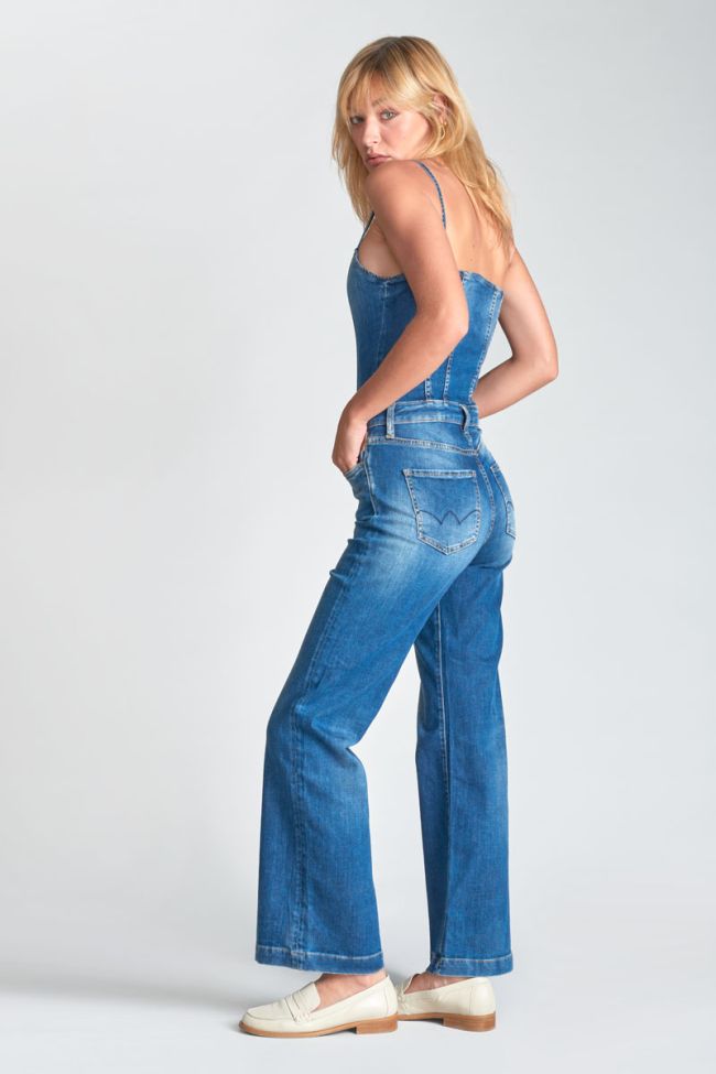 Combinaison en jeans Vienne bleu