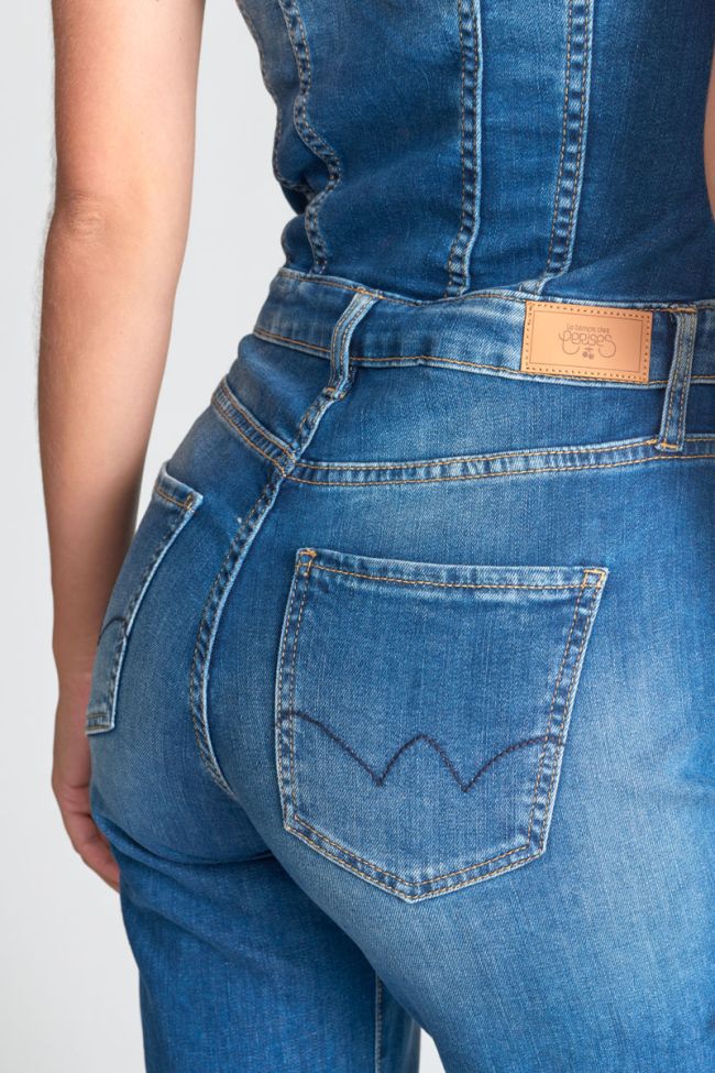 Combinaison en jeans Vienne bleu