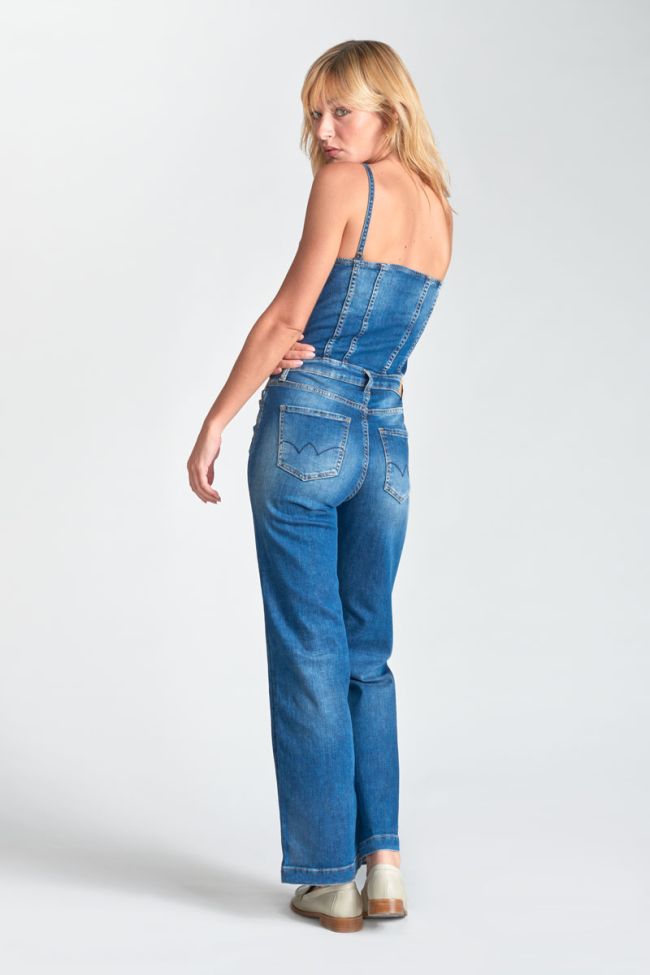 Combinaison en jeans Vienne bleu
