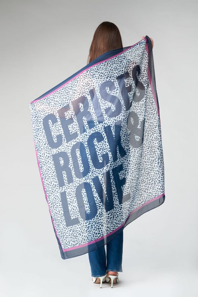 Foulard Vipene bleu marine