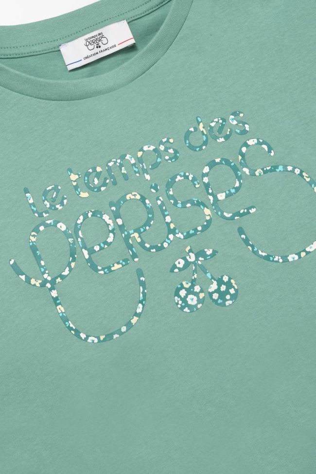 T-shirt Anwargi vert imprimé