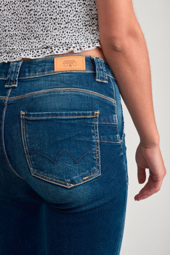 Jeans pulp flare taille haute bleu N°2