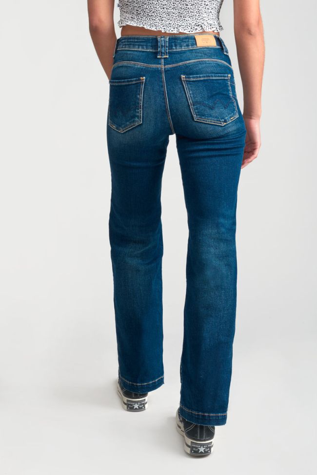 Jeans pulp flare taille haute bleu N°2