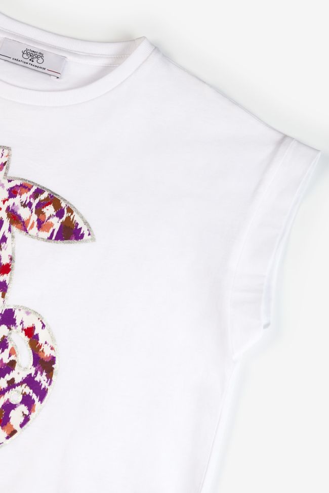 T-shirt Jakobgi blanc imprimé